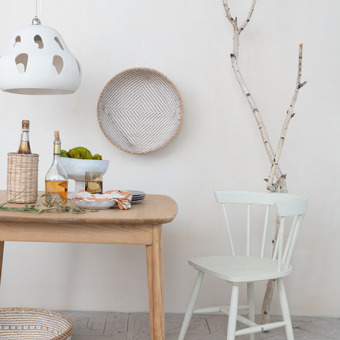 Hand-woven Seagrass & Rattan Basket