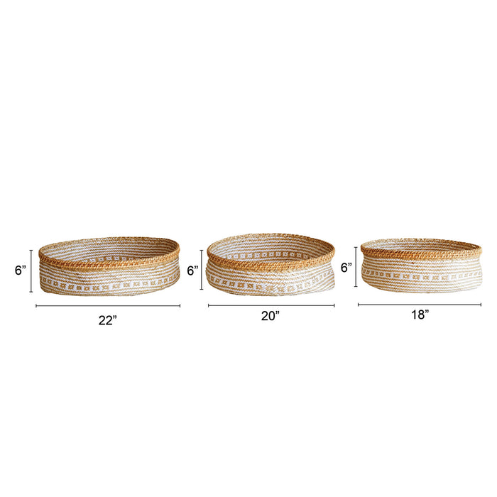 Hand-woven Seagrass & Rattan Basket