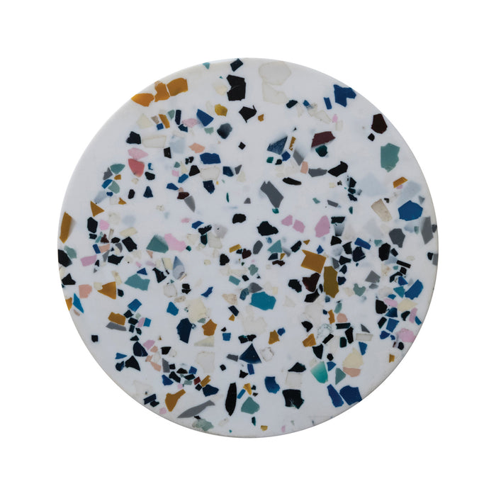 Metal & Resin Martini Side Table