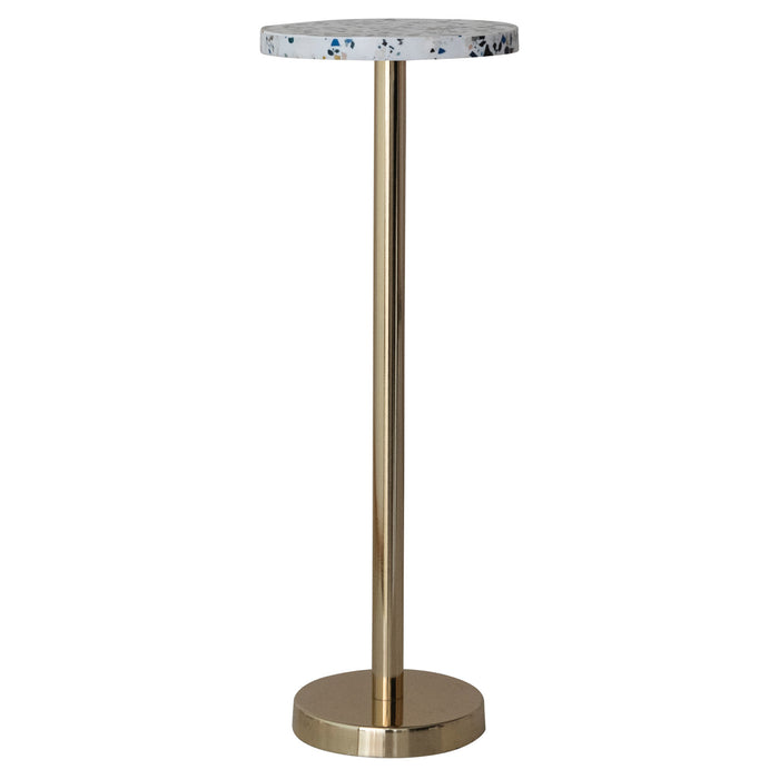 Metal & Resin Martini Side Table