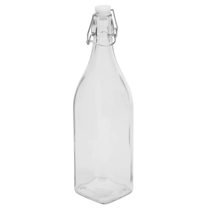 Air-Tight Flip Top Glass Bottle
