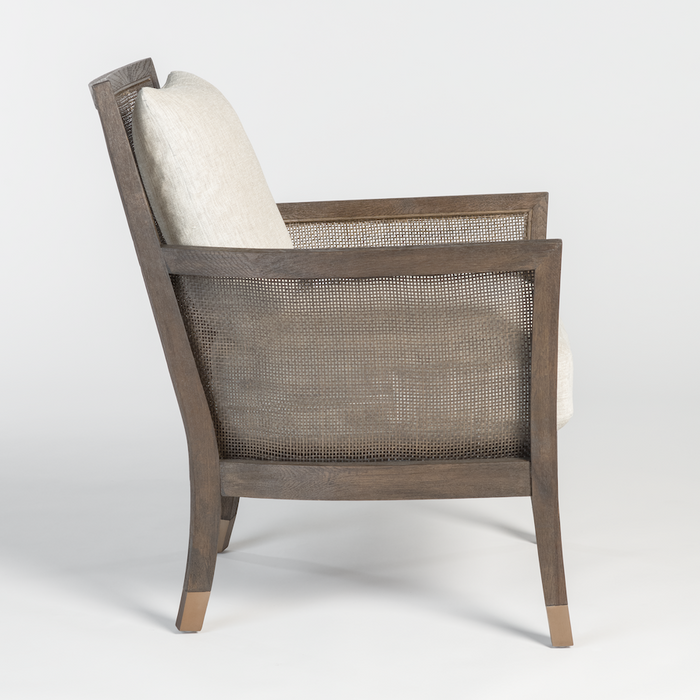 Bridgeport Occasional Chair - Subtle Wheat And Brushed Espresso
