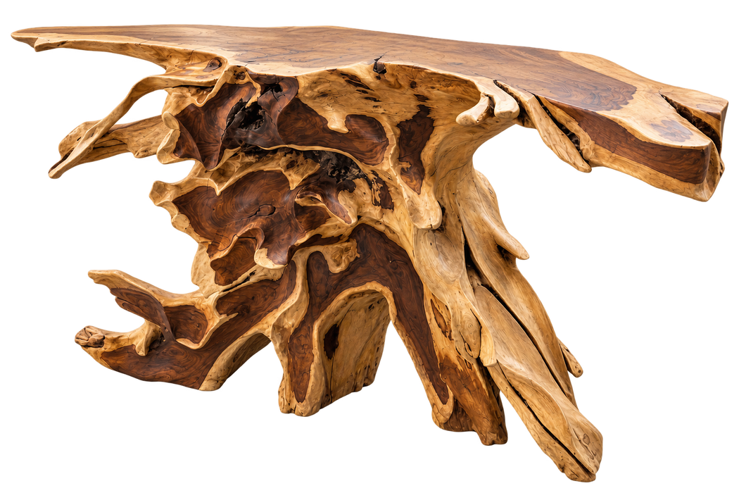 Suar Wood Live Edge Console