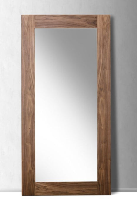 Walnut Floor Mirror