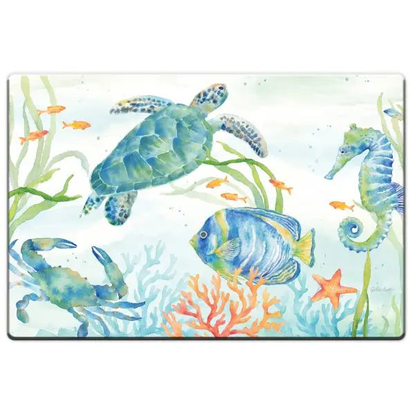 Sea Life Serenade Comfort Kitchen Floor Mat