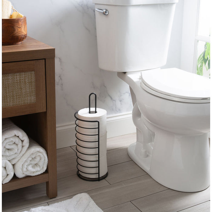 Afton Toilet Paper Reserve - Black Powder Coat