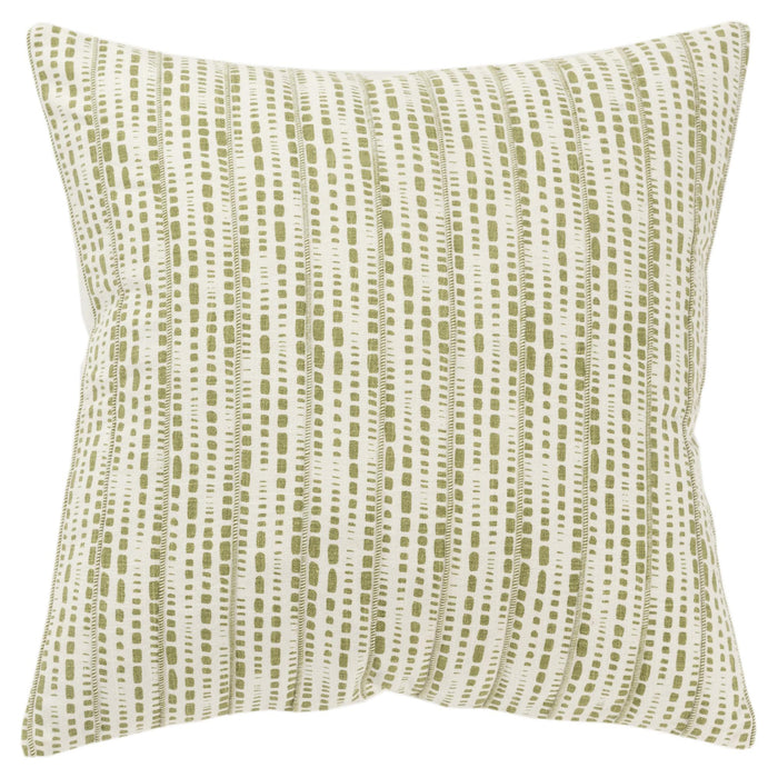 Patterned Green Pillow
