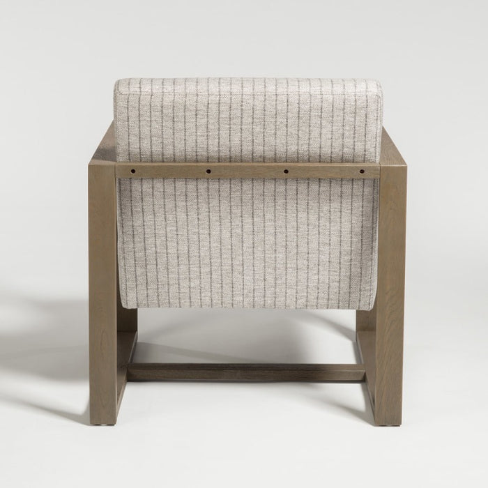 Soho Occasional Chair - Steel Twill And Driftwood