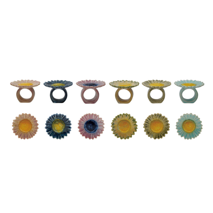 Flower Shaped Napkin Ring - Assorted
