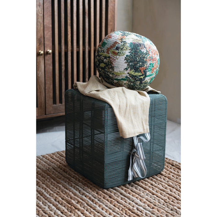 Green Metal Wire Table