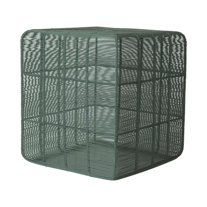 Green Metal Wire Table