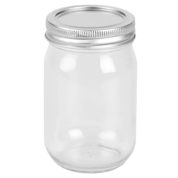 Home Basics Wide-Mouth, Clear Mason Canning Jar
