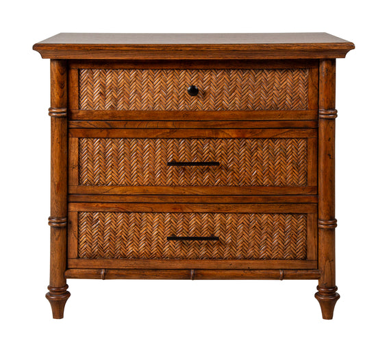 3 Drawer Nightstand - Spice Island