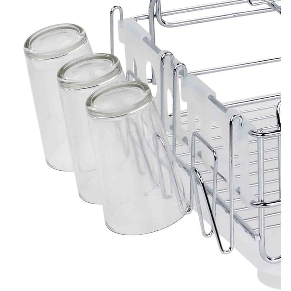 Dish/Sink Drainer Deluxe - White