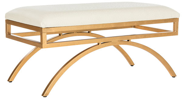 Moon Arc Bench - Cream & Gold