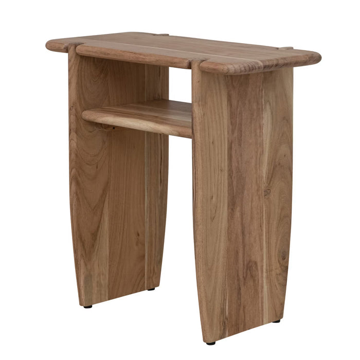 Mango Wood Table w/Shelf