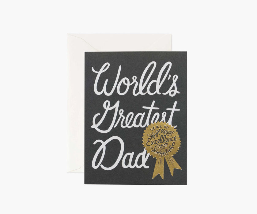 World's Greatest Dad Greeting Card