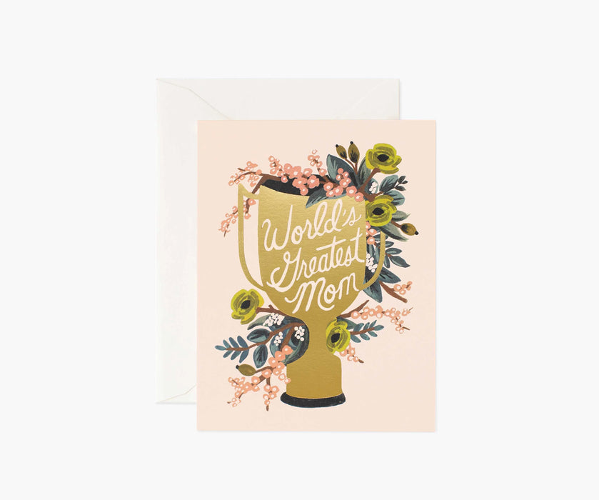 World's Greatest Mom Greeting Card