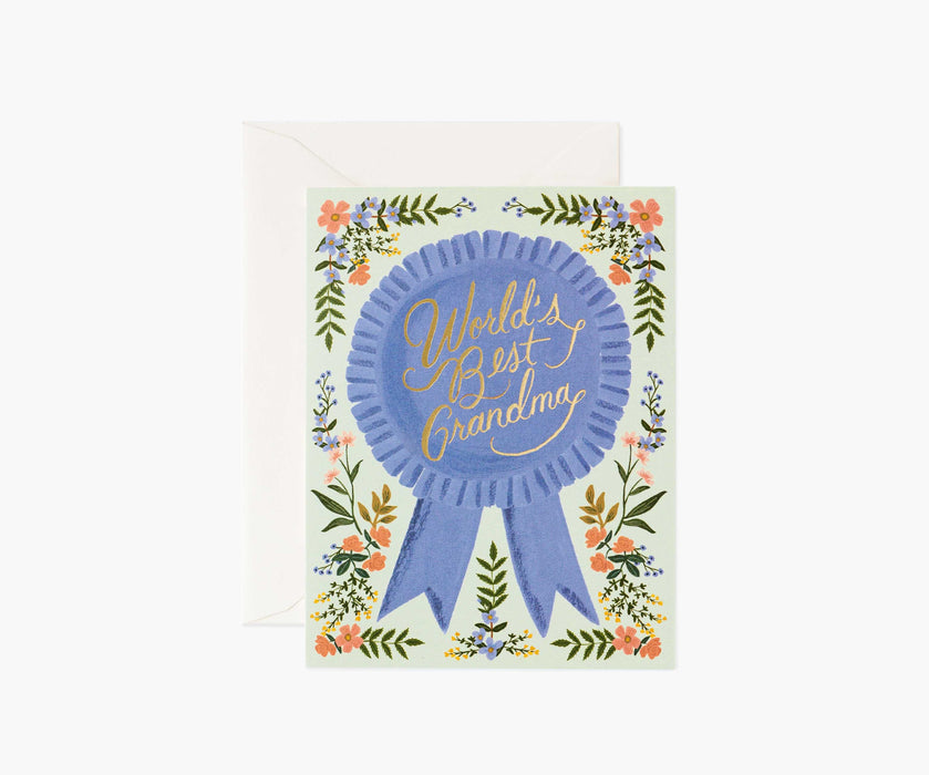 World's Best Grandma Greeting Card