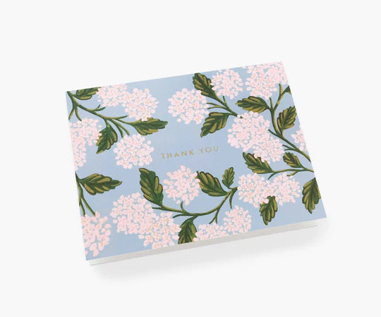 Hydrangea Thank You Card