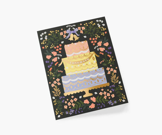 Woodland Wedding  Cake Card