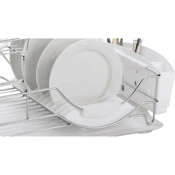 Dish/Sink Drainer Deluxe - White