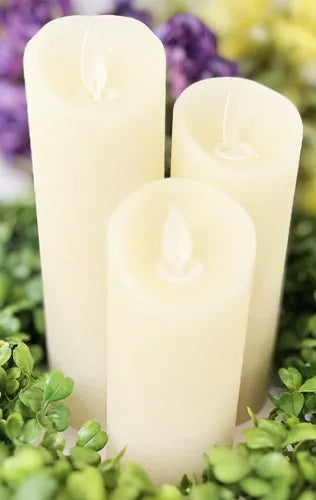 Ivory LED Pillar Candle