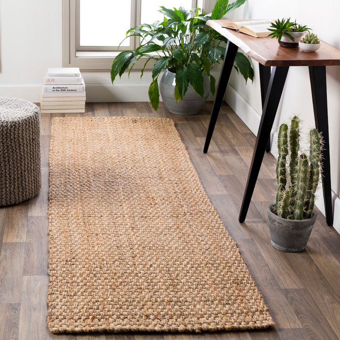 Jute Woven Handmade 2'6"x8' Runner