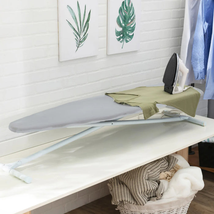 T-Leg Ironing Board With Perforated Top - Space Grey
