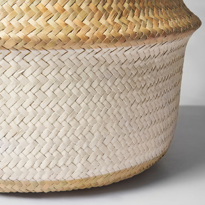 Sedge Natural/White Basket