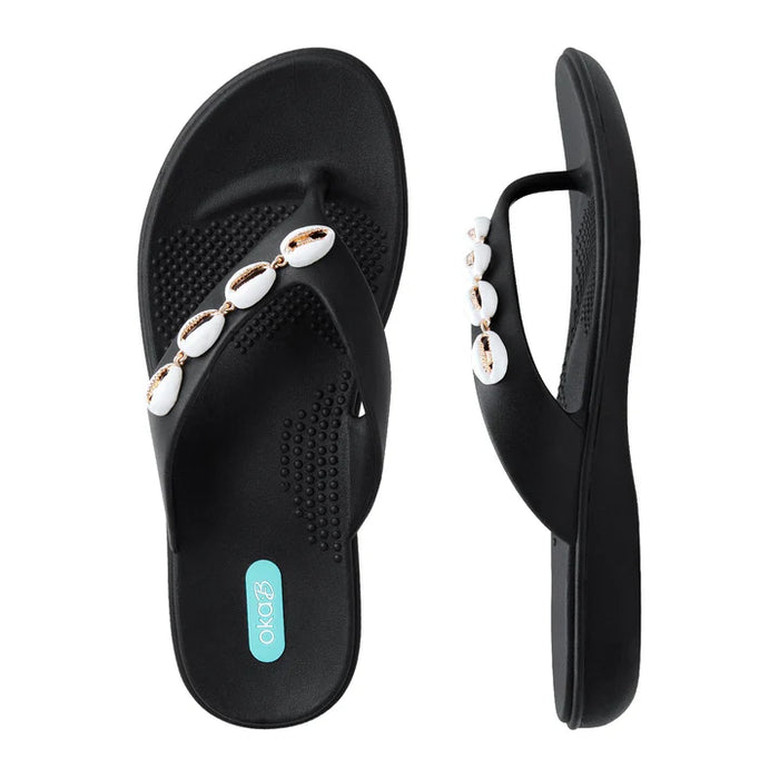Lanie Licorice Flip Flops
