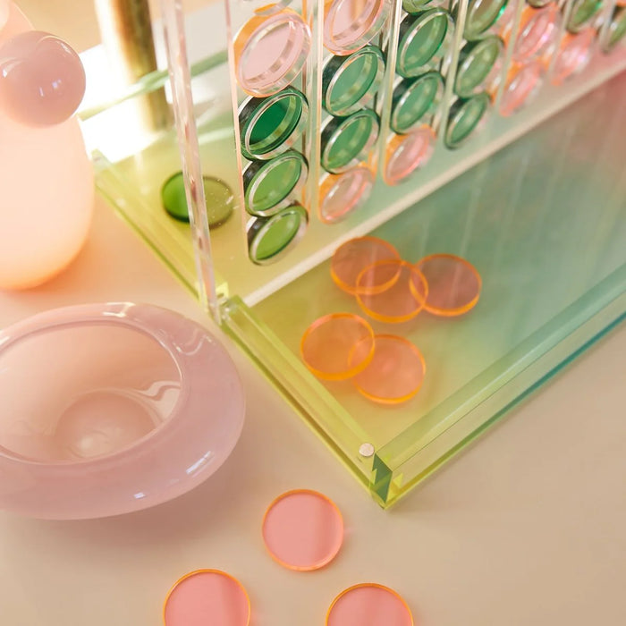 Lucite 4 In A Row Game Ombre