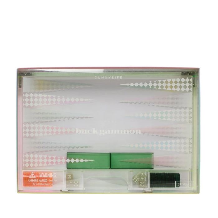 Lucite Backgammon Ombre