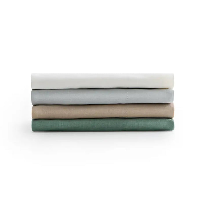 Linen-Weave Sheet Set - White