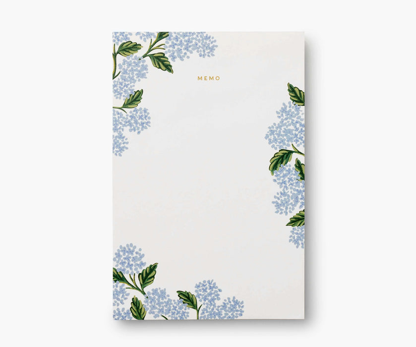 Hydrangea Memo Notepad