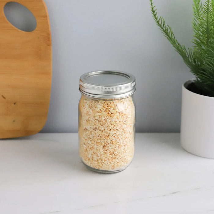 Home Basics Wide-Mouth, Clear Mason Canning Jar