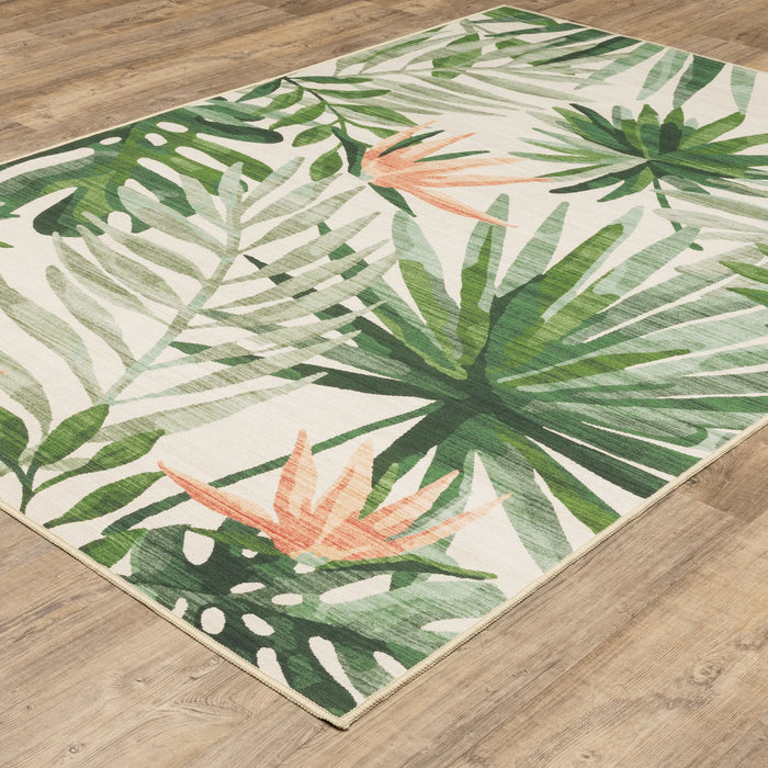 Monstera Leaves Fiji Rug