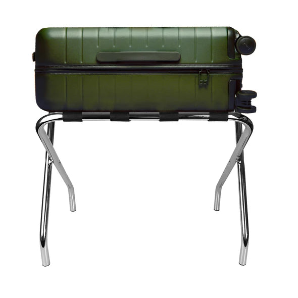 Foldable Chrome Luggage Rack