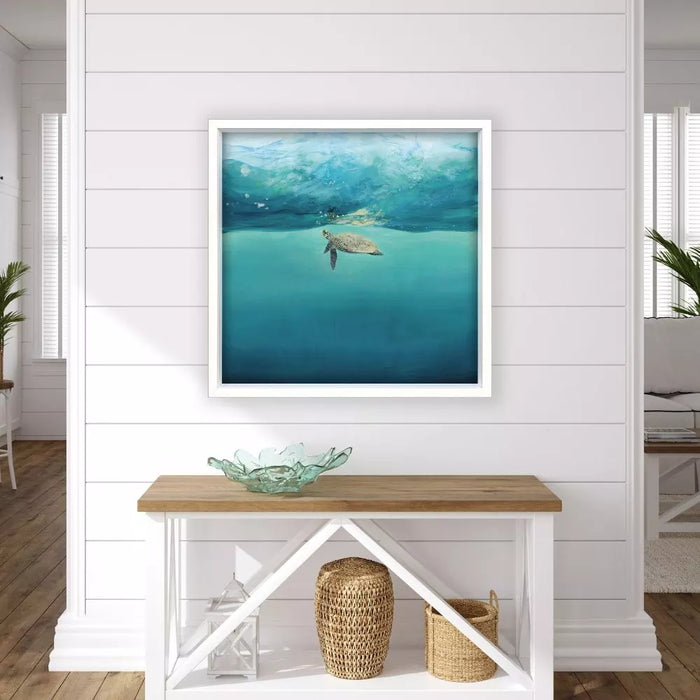 Turtle Reflection Art