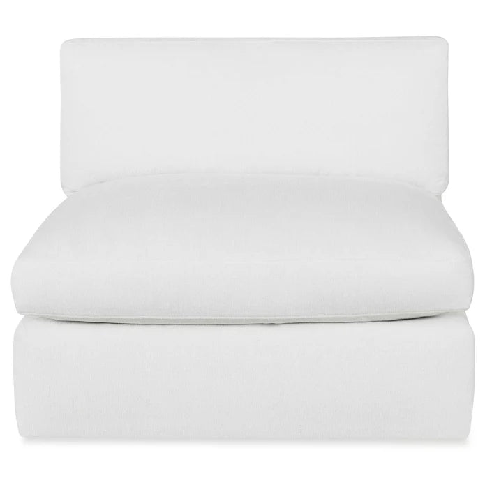 Slope Armless & Ottoman Set