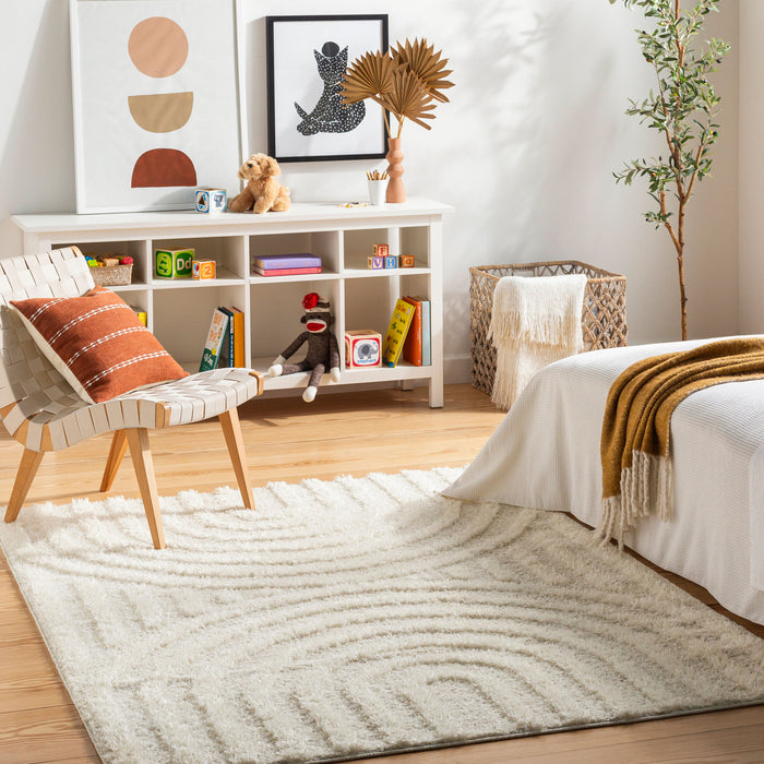 Rodos Machine Woven 5'3"x7' Rug