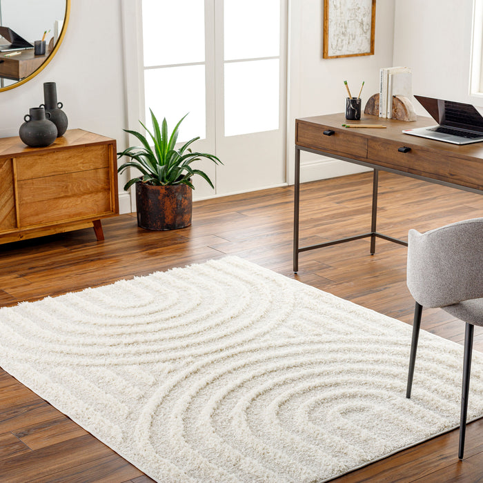 Rodos Machine Woven 5'3"x7' Rug