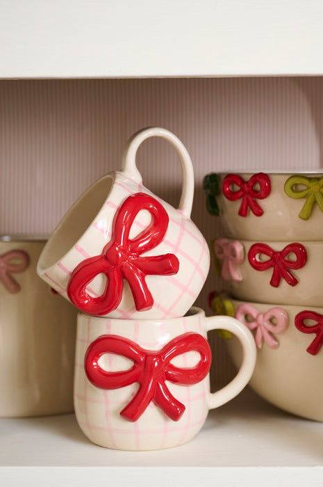 Red Bow Mug