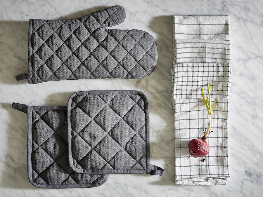 Gray Oven Mitt