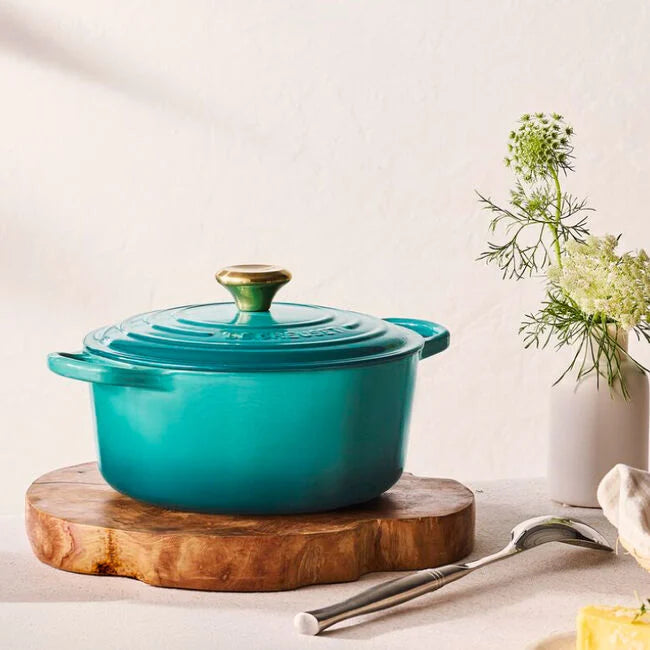 5.5Qt. Round Dutch Oven - Bleu Riviera