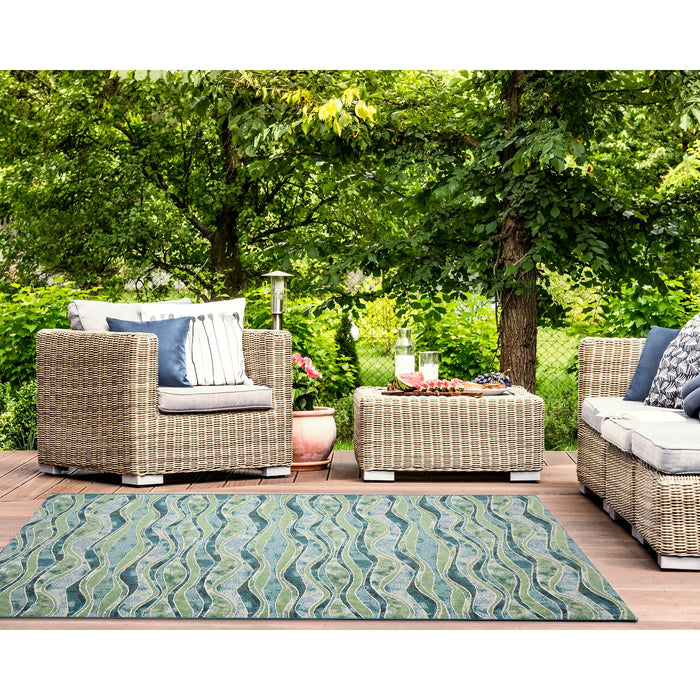 Marina Wave Ocean Rug