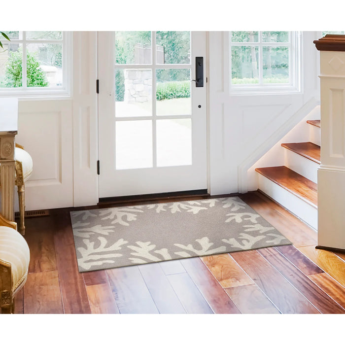 Capri Coral Border Doormat