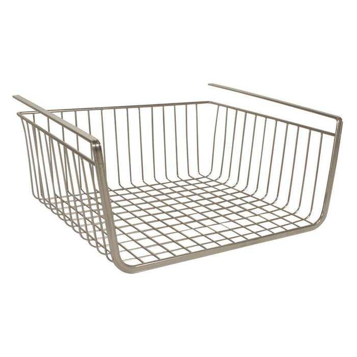 InterDesign York Lyra Under Shelf Hanging Wire Storage Basket