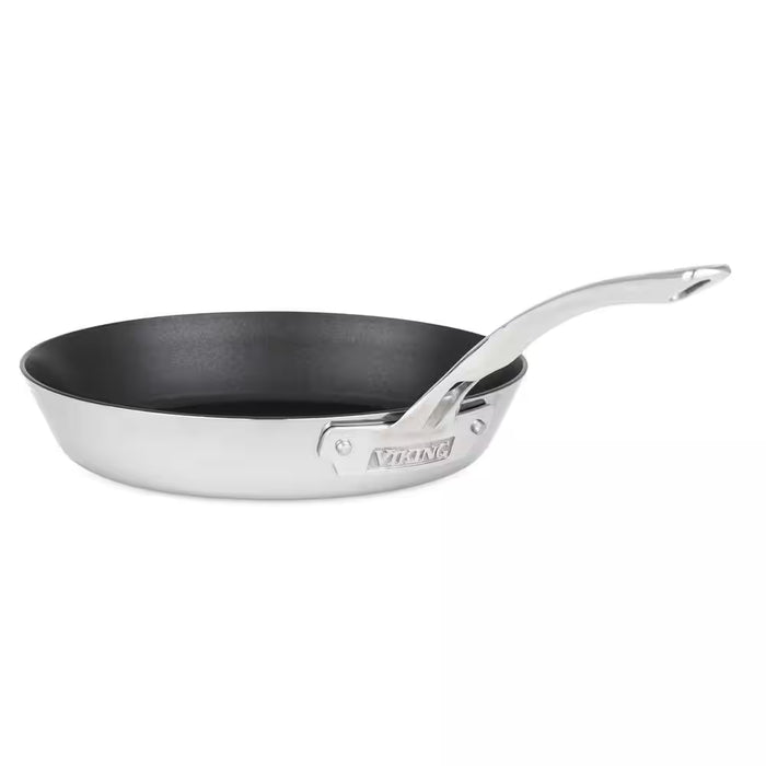 Contemporary 3-Ply Stainless Steel Nonstick Fry Pan