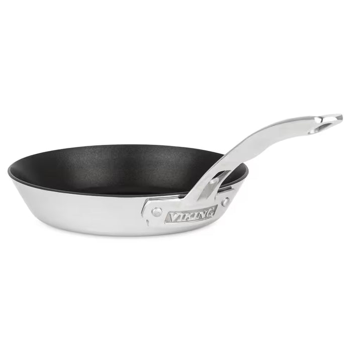Contemporary 3-Ply Stainless Steel Nonstick Fry Pan